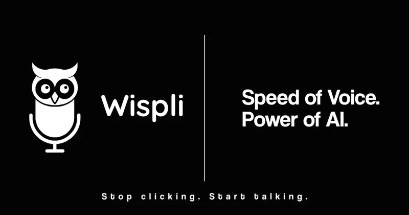 Wispli — Speed of Voice. Power of AI. cover