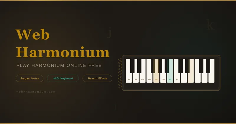 Web Harmonium cover