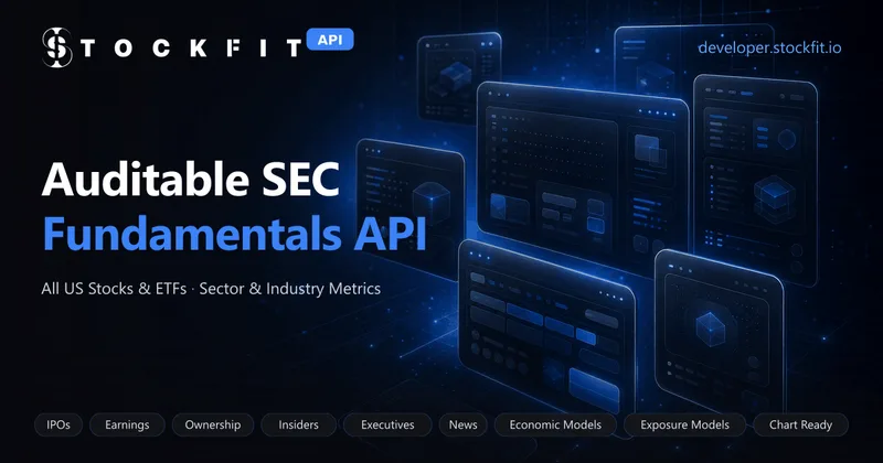 StockFit - Fundamentals API, just better cover