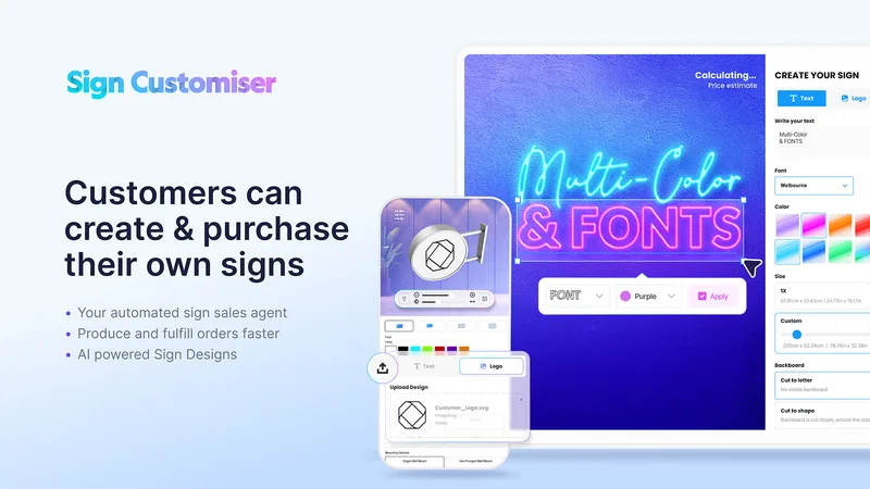 Sign Customiser cover