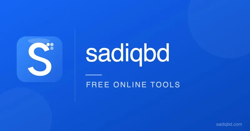 sadiqbd cover