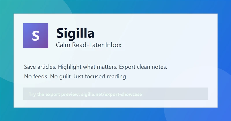 Sigilla cover