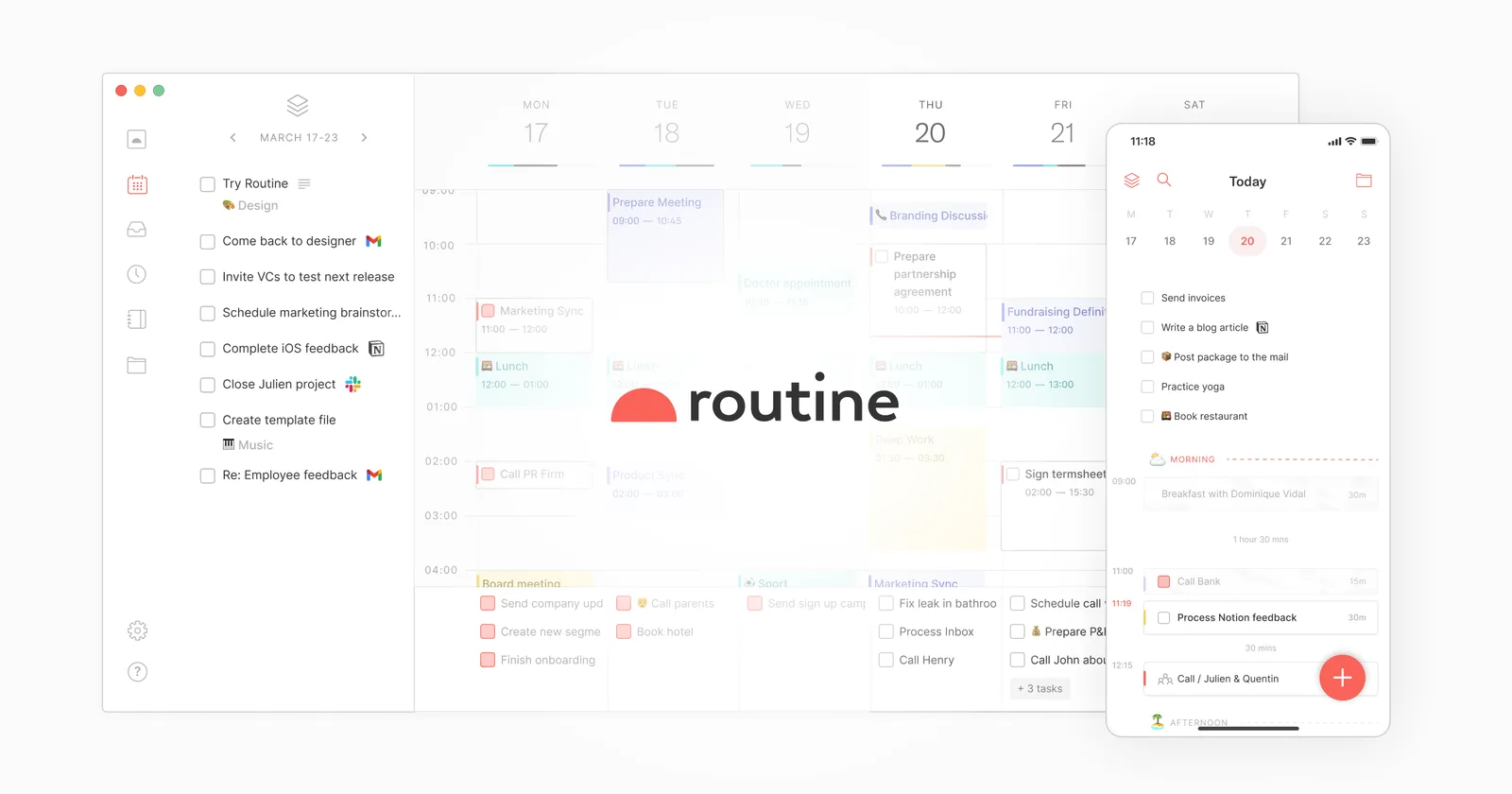 Routine cover