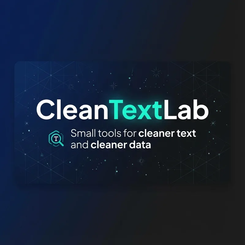 CleanTextLab cover