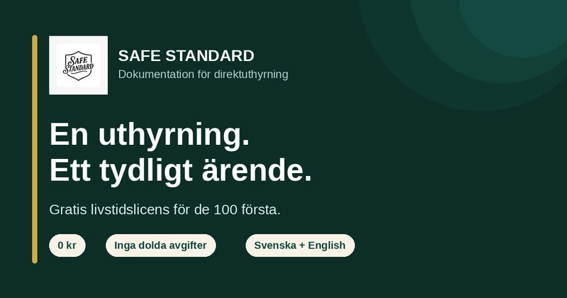 Safe Standard cover