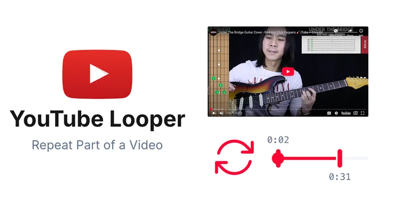 YouTube Looper - Repeat Part of a Video cover