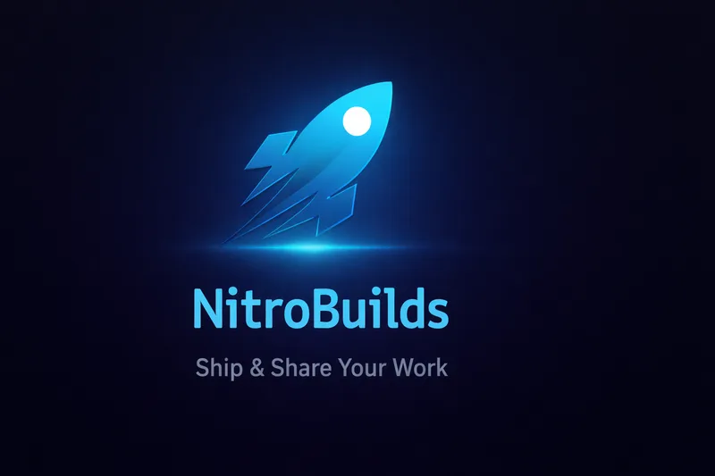 NitroBuilds - Ship & Share Your Work cover