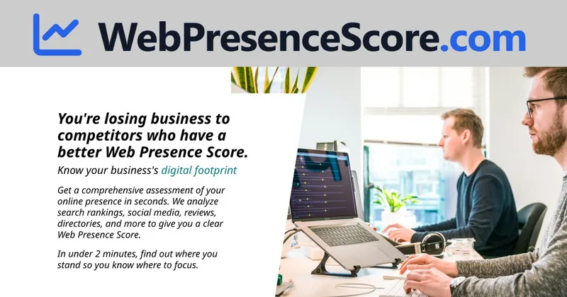 WebPresenceScore.com cover