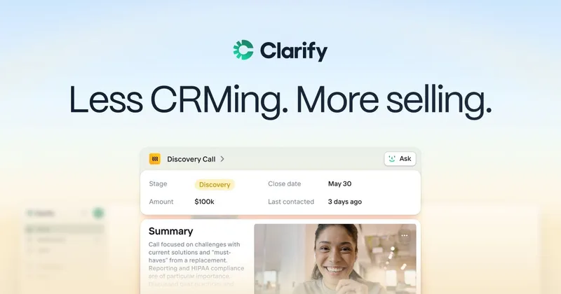 Clarify cover