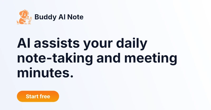 Buddy AI Note cover