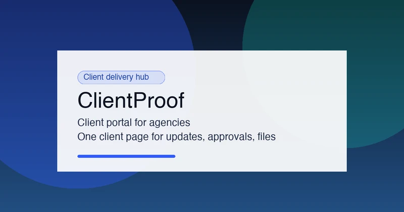 ClientProof cover