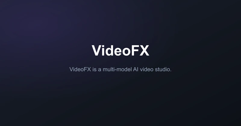 VideoFX cover