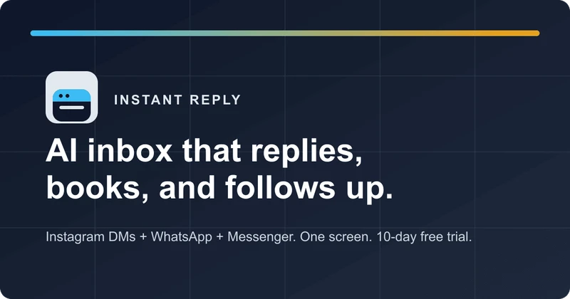 Instant Reply cover