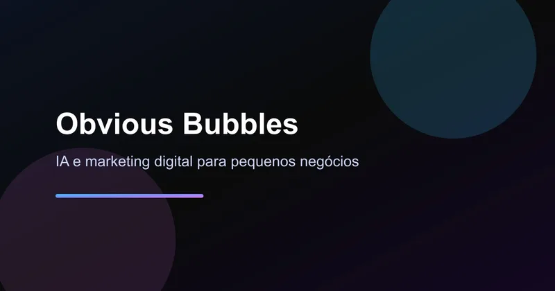 Obvious Bubbles cover