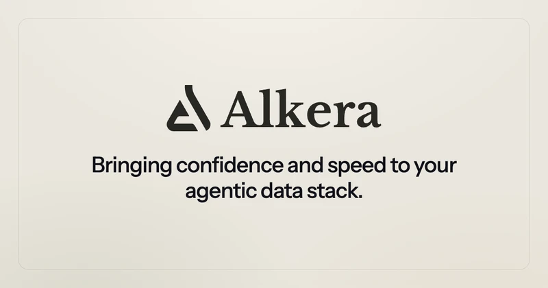 Alkera — the data engineering agent cover