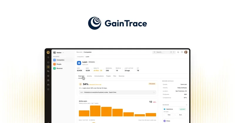 GainTrace · AI Customer Success Platform cover