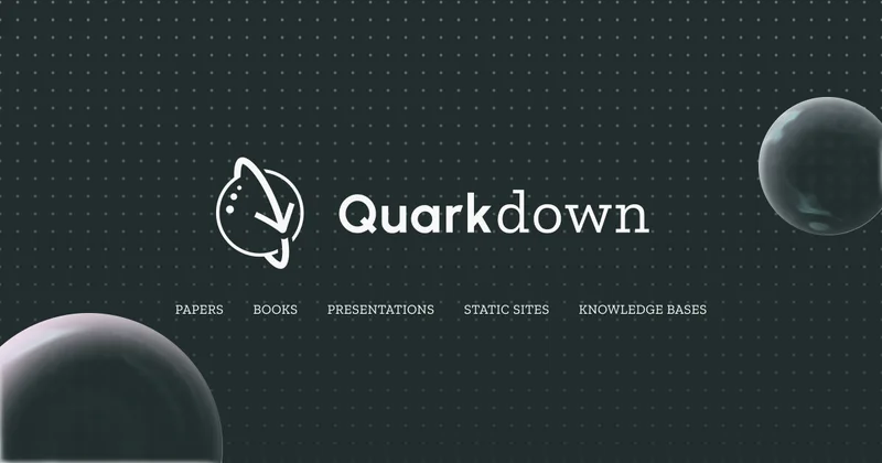 Quarkdown cover