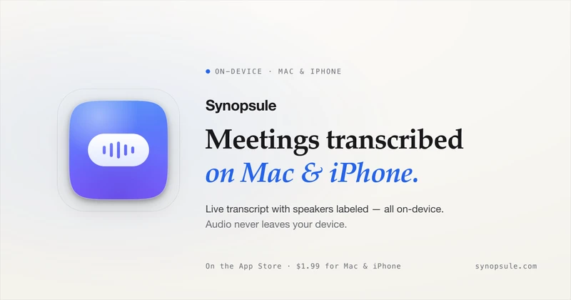 Synopsule cover