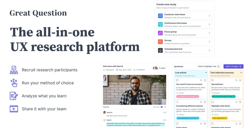 UX Research Software & User Research Platform cover