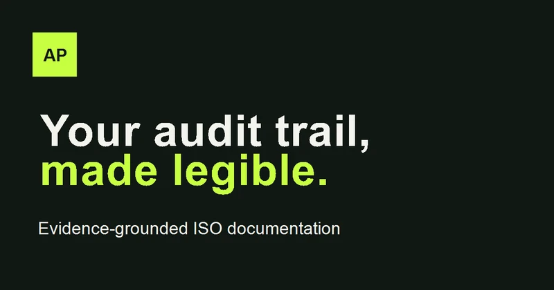 AuditPack | ISO Documentation Generator cover