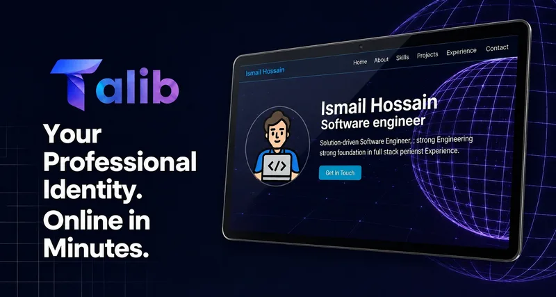 Talib Portfolio Builder cover