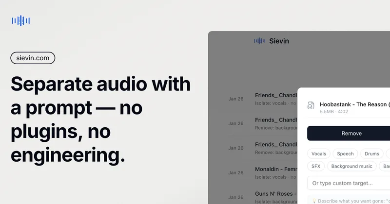 Sievin cover