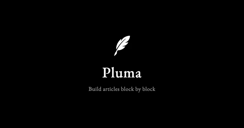 Pluma cover