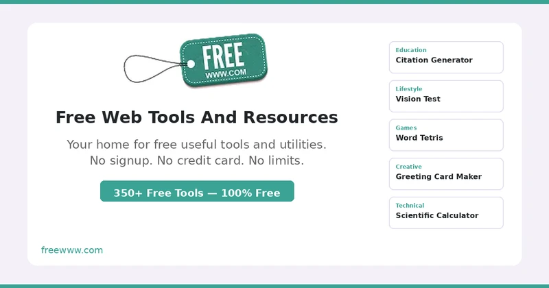 FreeWWW.com — Totally Free Web Services cover