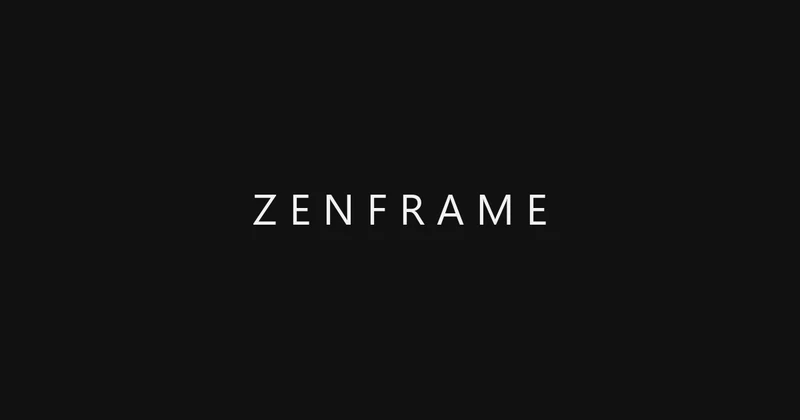 Zenframe cover