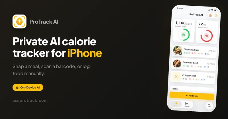 Private AI Calorie Tracker for iPhone cover