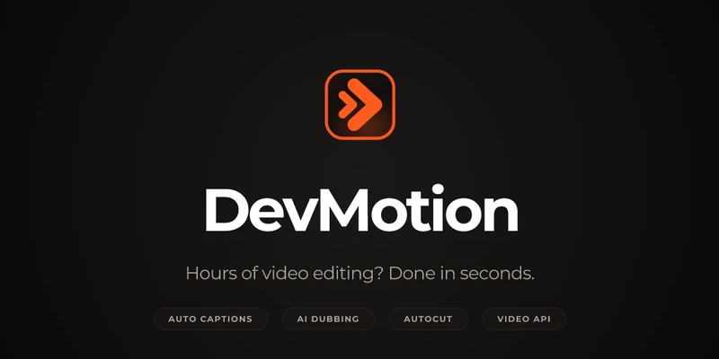 DevMotion cover