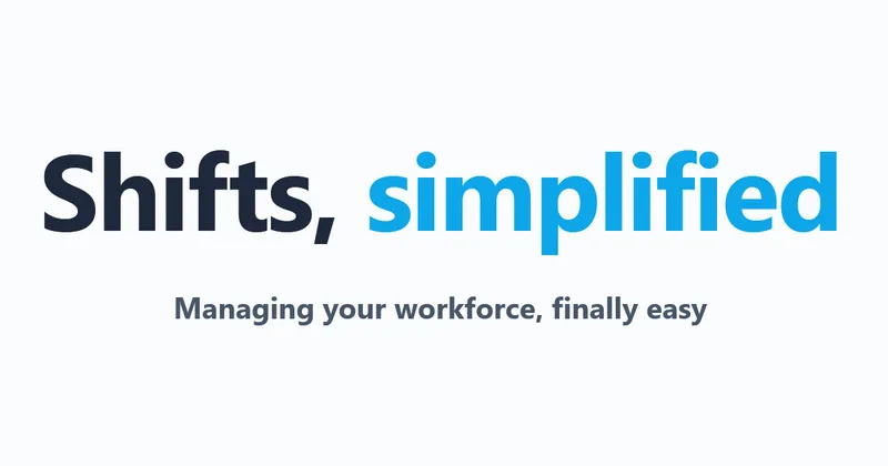 Weqly - Workforce & Shift Scheduling cover
