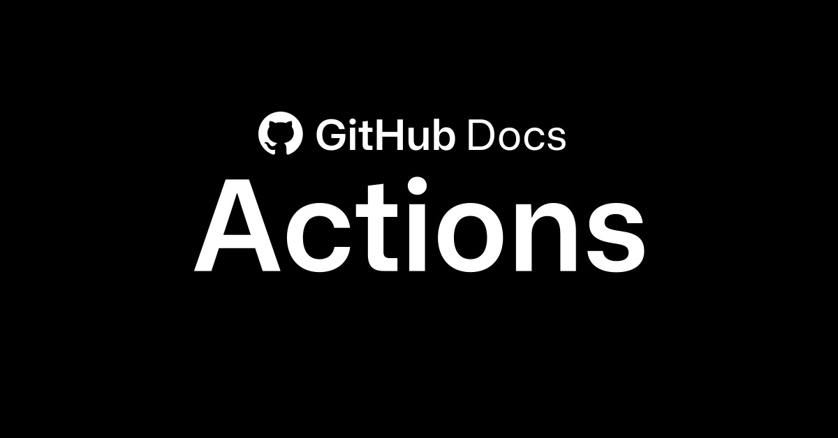 GitHub Actions cover